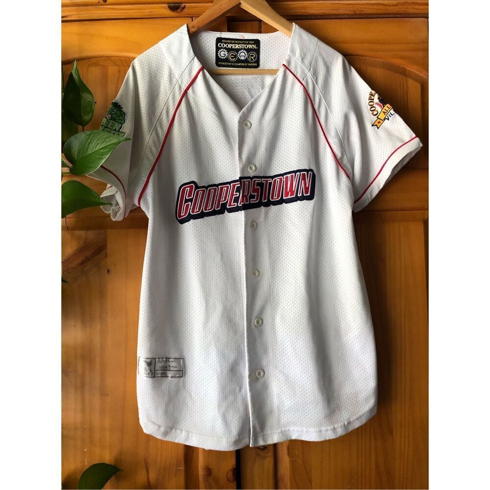 Cooperstown Gear Baseball Jersey Youth XL White #25 Mesh